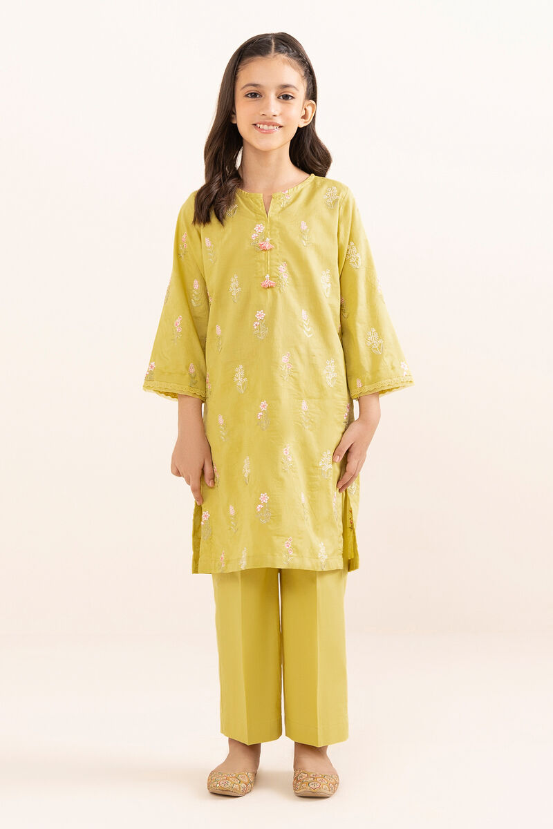2 Piece - Embroidered Jacquard Suit
