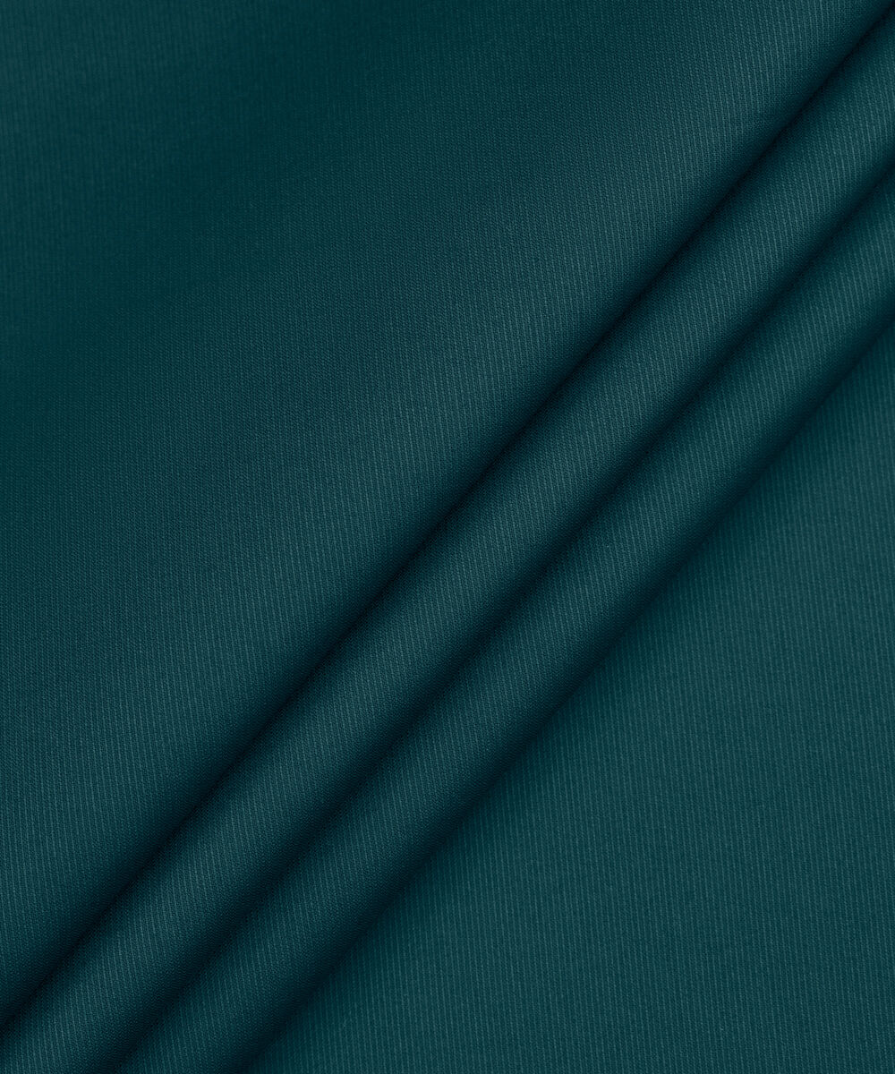 Men's Unstitched Two-Piece Teal Premium Cotton Dobby Suit