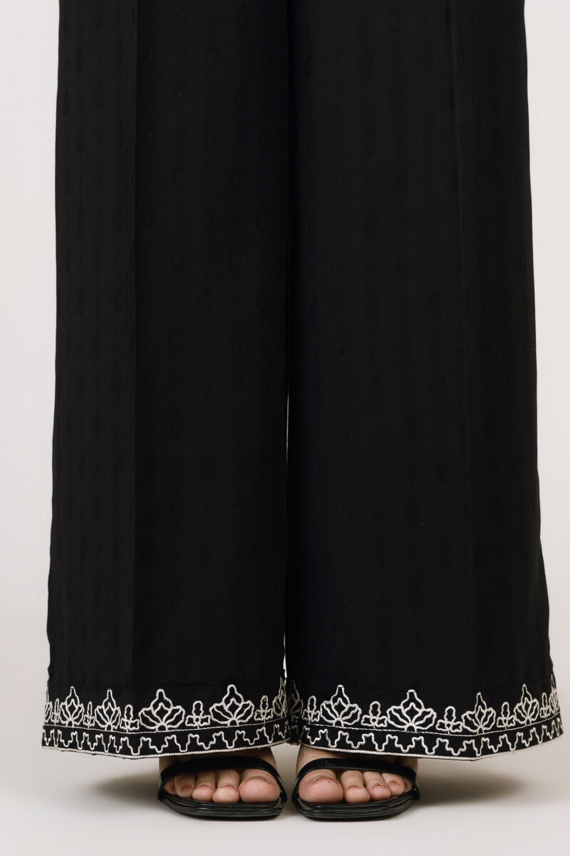Embroidered Cotton Jacquard Culottes