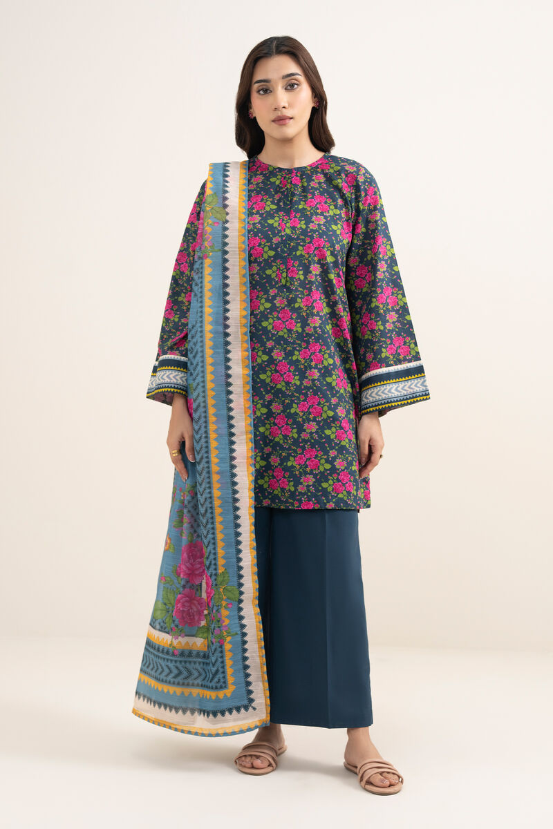 3 Piece - Printed Lawn Suit