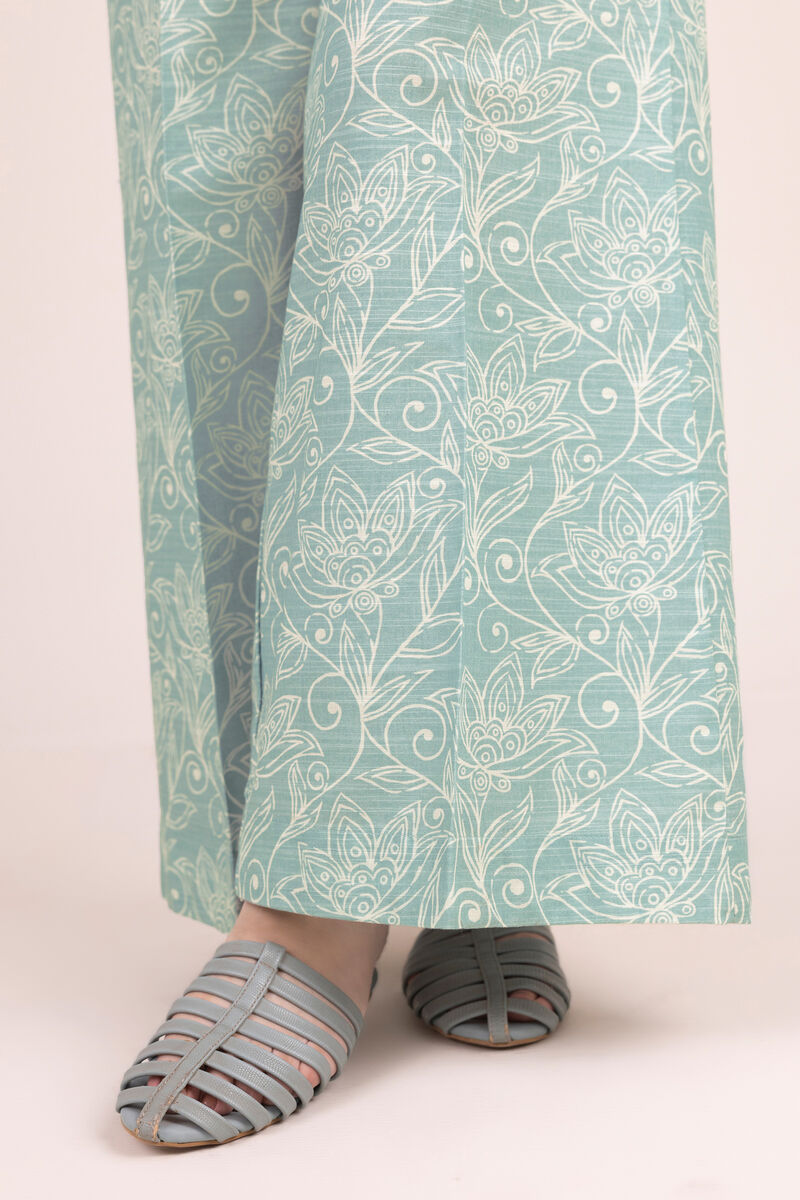 Printed Khaddar Flared Pants