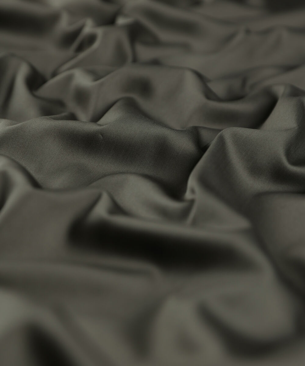 Men Unstitched Cotton Green Full Suit Fabric