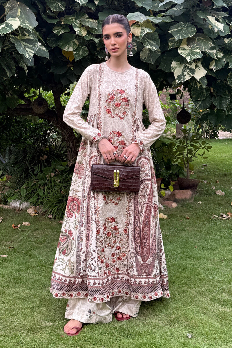 Embroidered Lawn Viscose Pishwas
