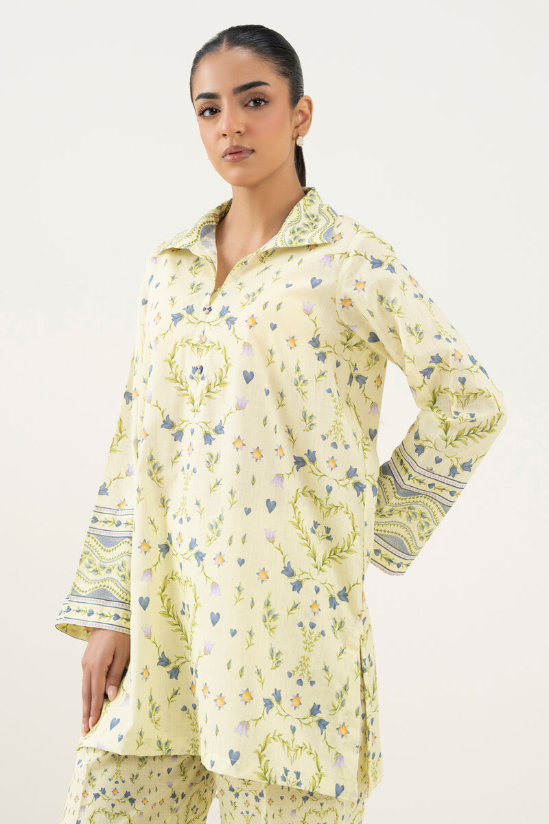 Printed Crosshatch Shirt