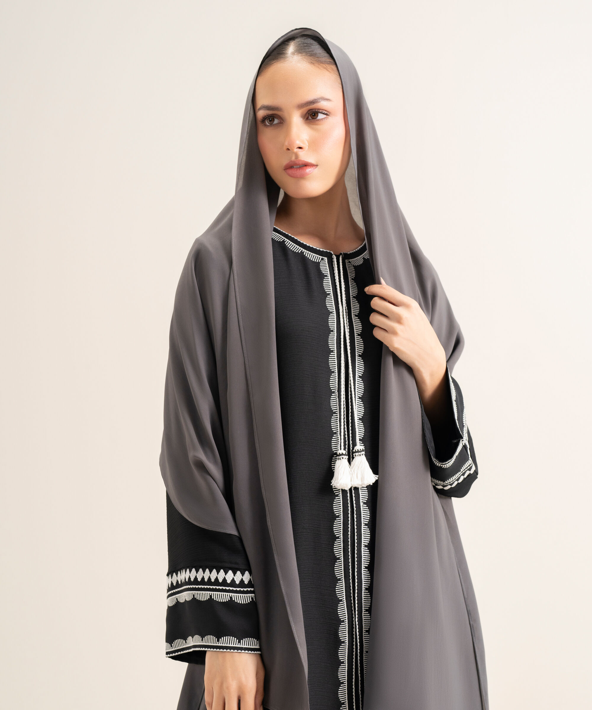 Grey Hijab HIJAB26V1008