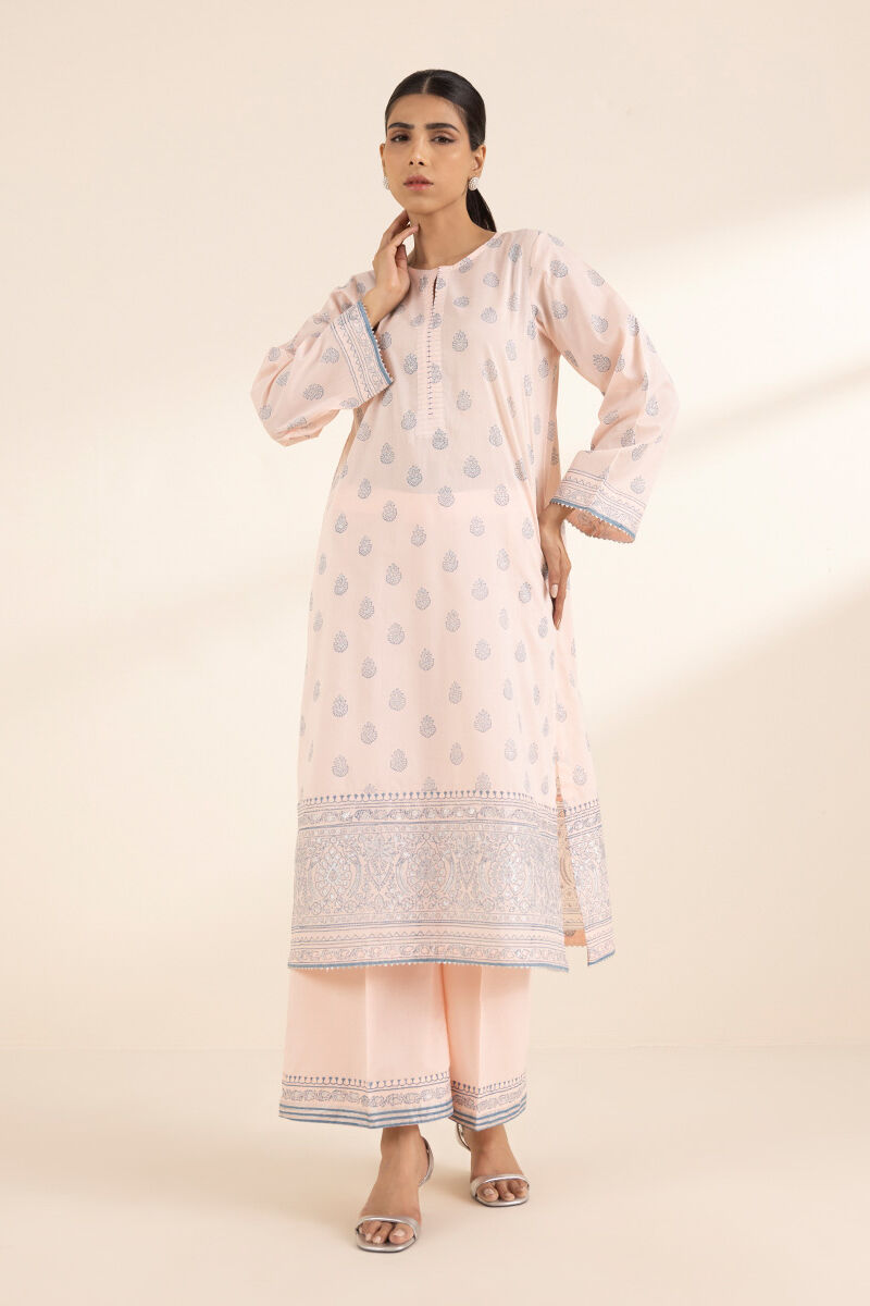 Block Printed Lawn Shirt