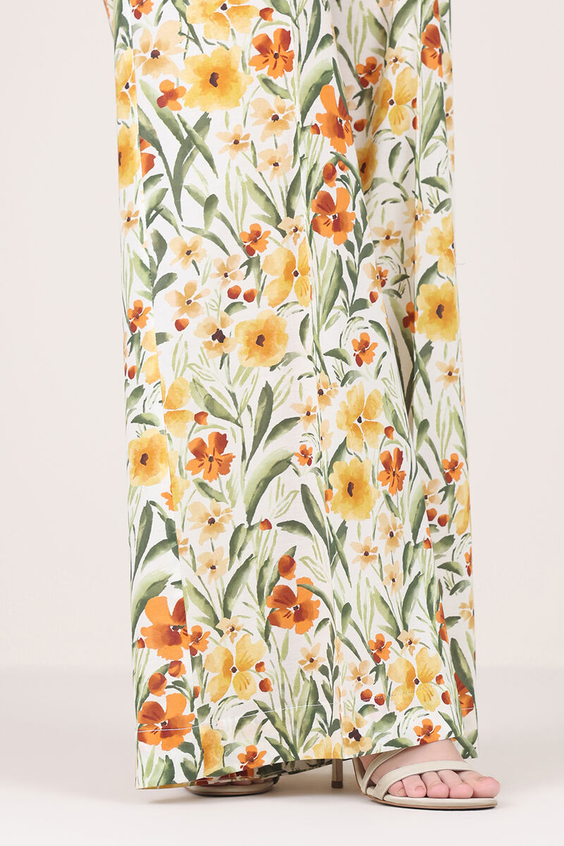 Printed Lycra Flared Pants