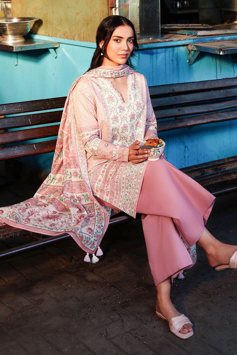 3 Piece - Printed Lawn Suit