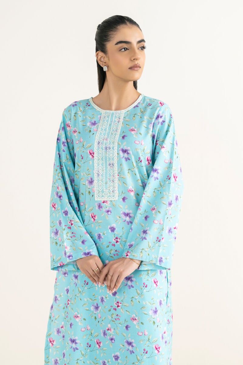 Embroidered Cotton Viscose Shirt