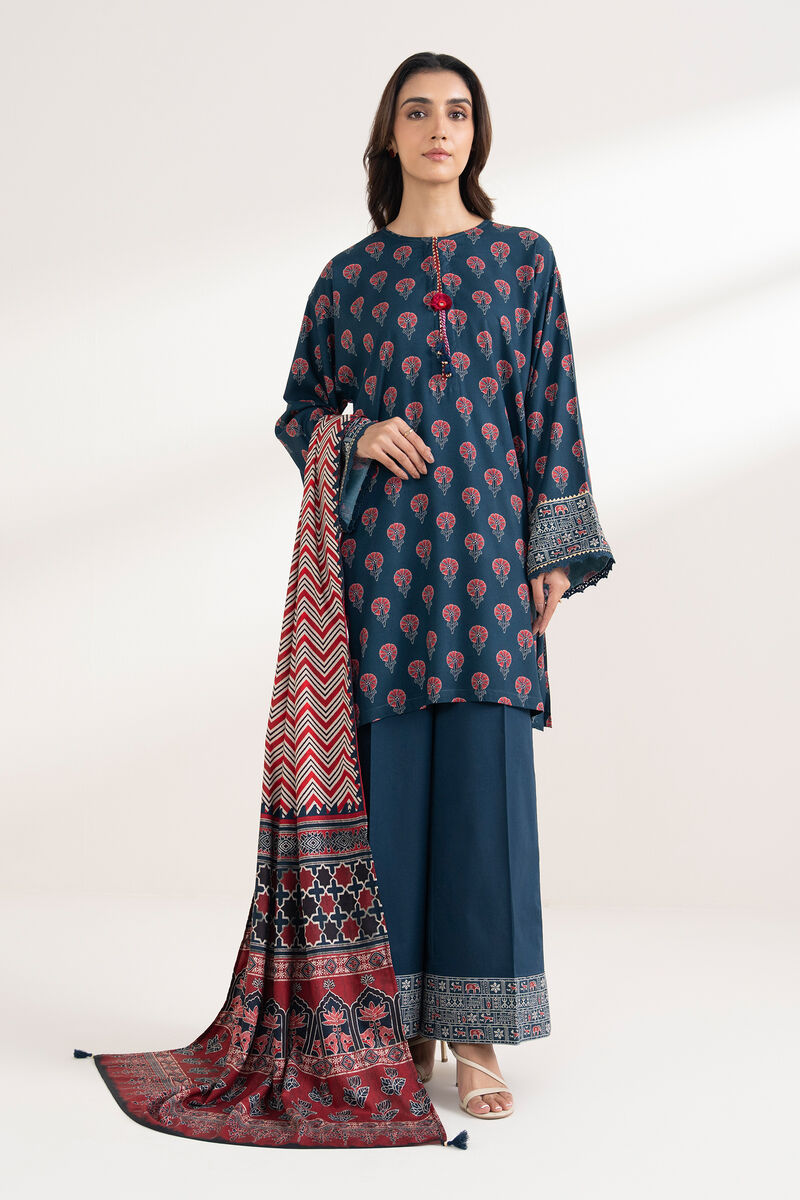 Printed Linen Dupatta