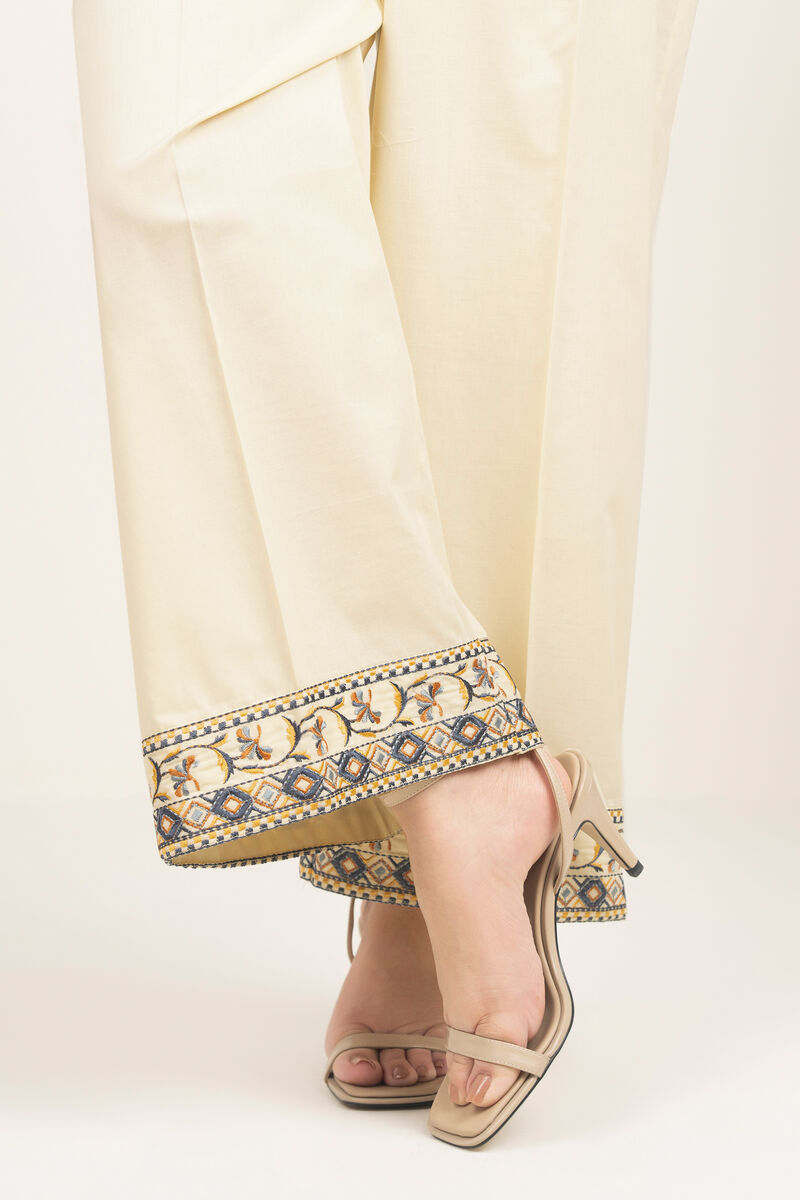 Embroidered Lawn Culottes