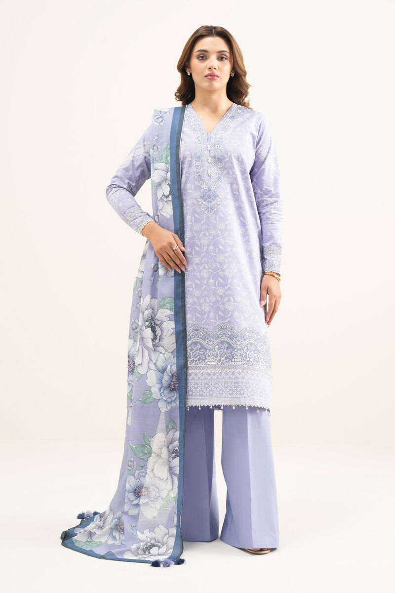 3 Piece - Embroidered Lawn Suit