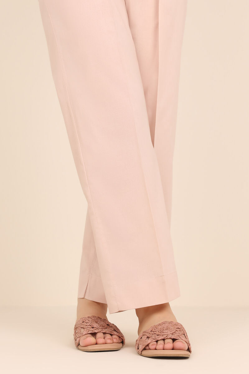 Solid Cambric Straight Pants