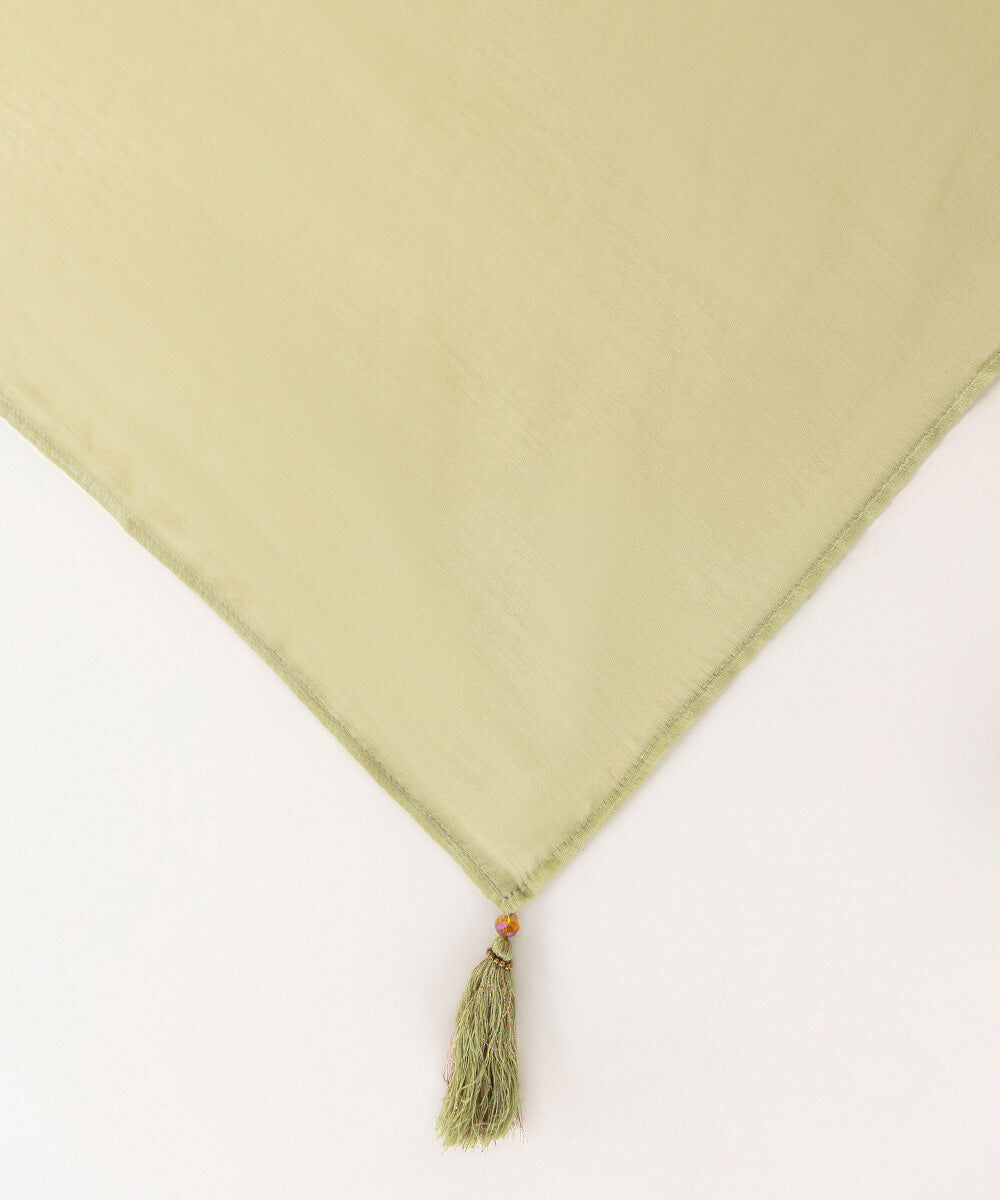 Woman - Green Dyed Manar Dupatta