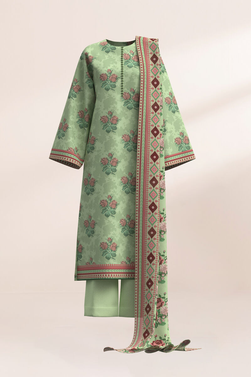 3 Piece - Printed Lawn Suit