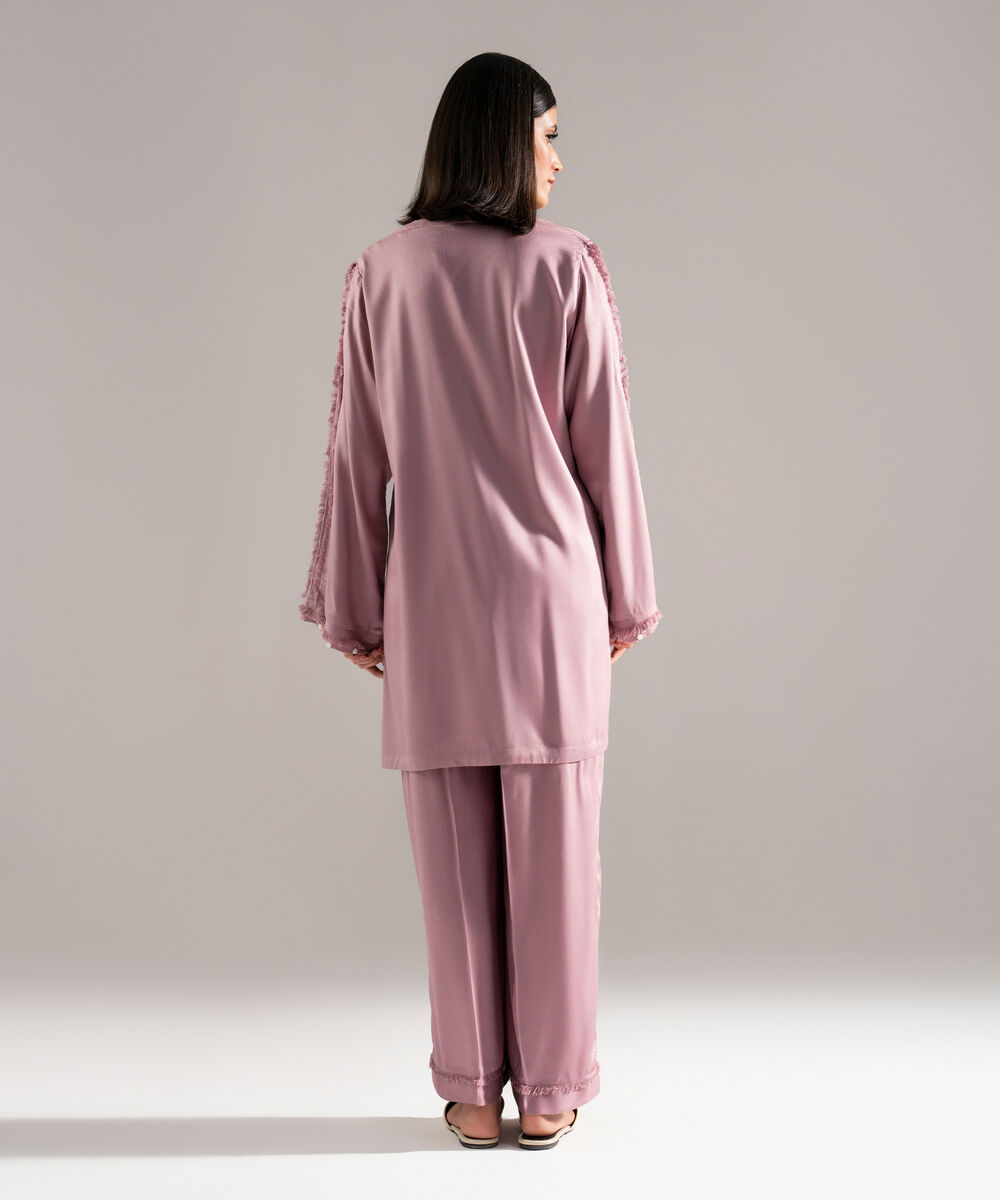 Women's RTW Bedford Solid Lavender 2 Piece Suit
