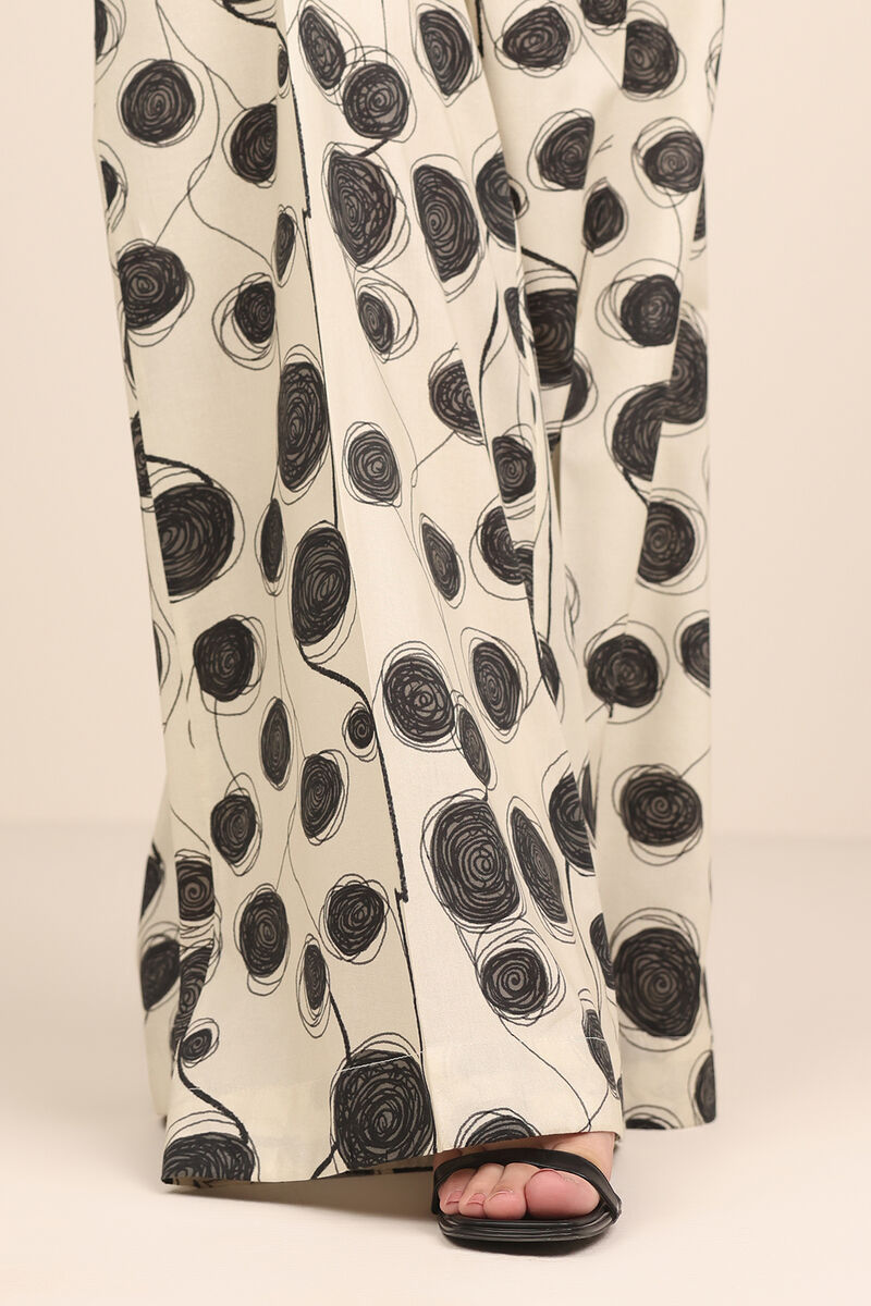 Cotton Viscose Flared Pants