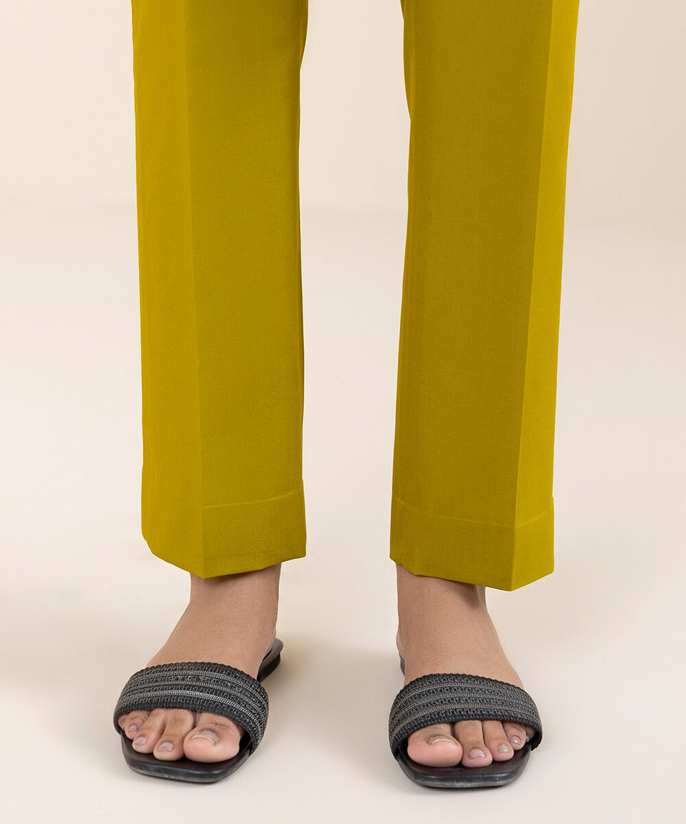 Women's Unstitched Yellow Lawn 2 Piece Suit