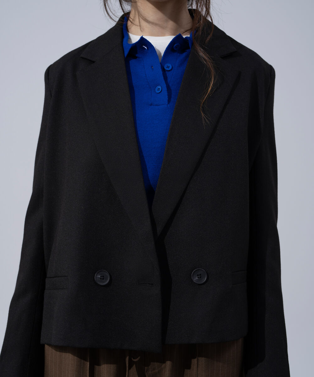 Women's Western Wear Black Polyester Short Body Tailored Blazer
