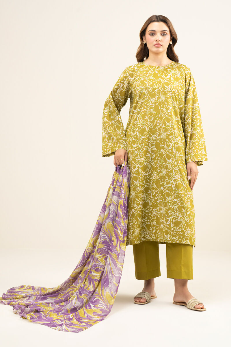 3 Piece - Printed Lawn Suit