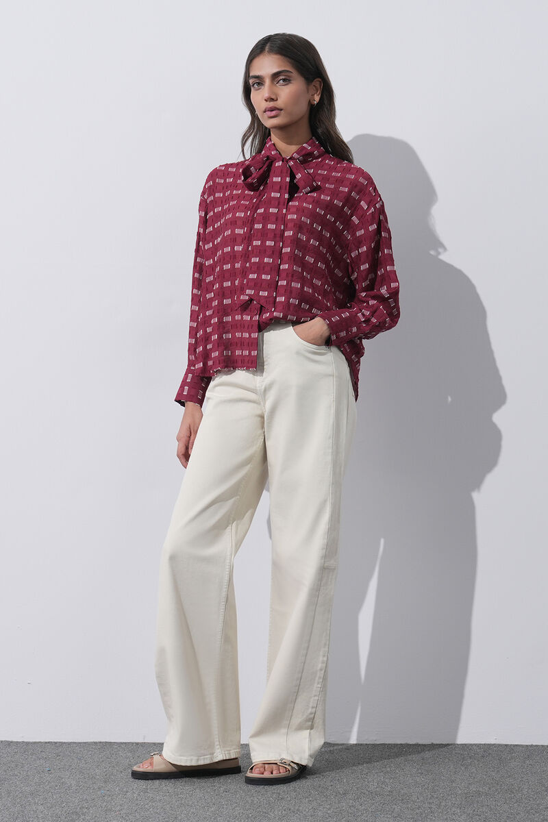 Shirt With Knot Detail