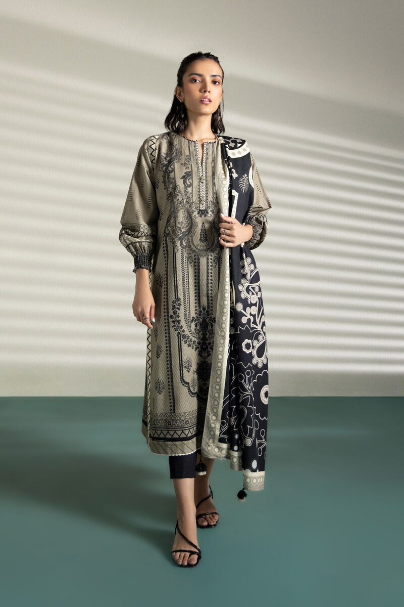 3 Piece - Lawn Printed Suit