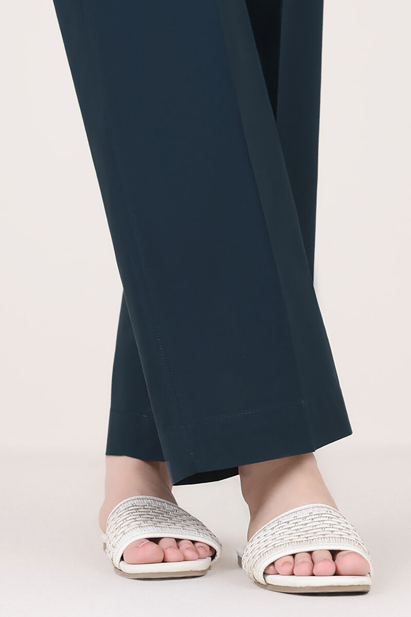 Solid Cambric Straight Pants