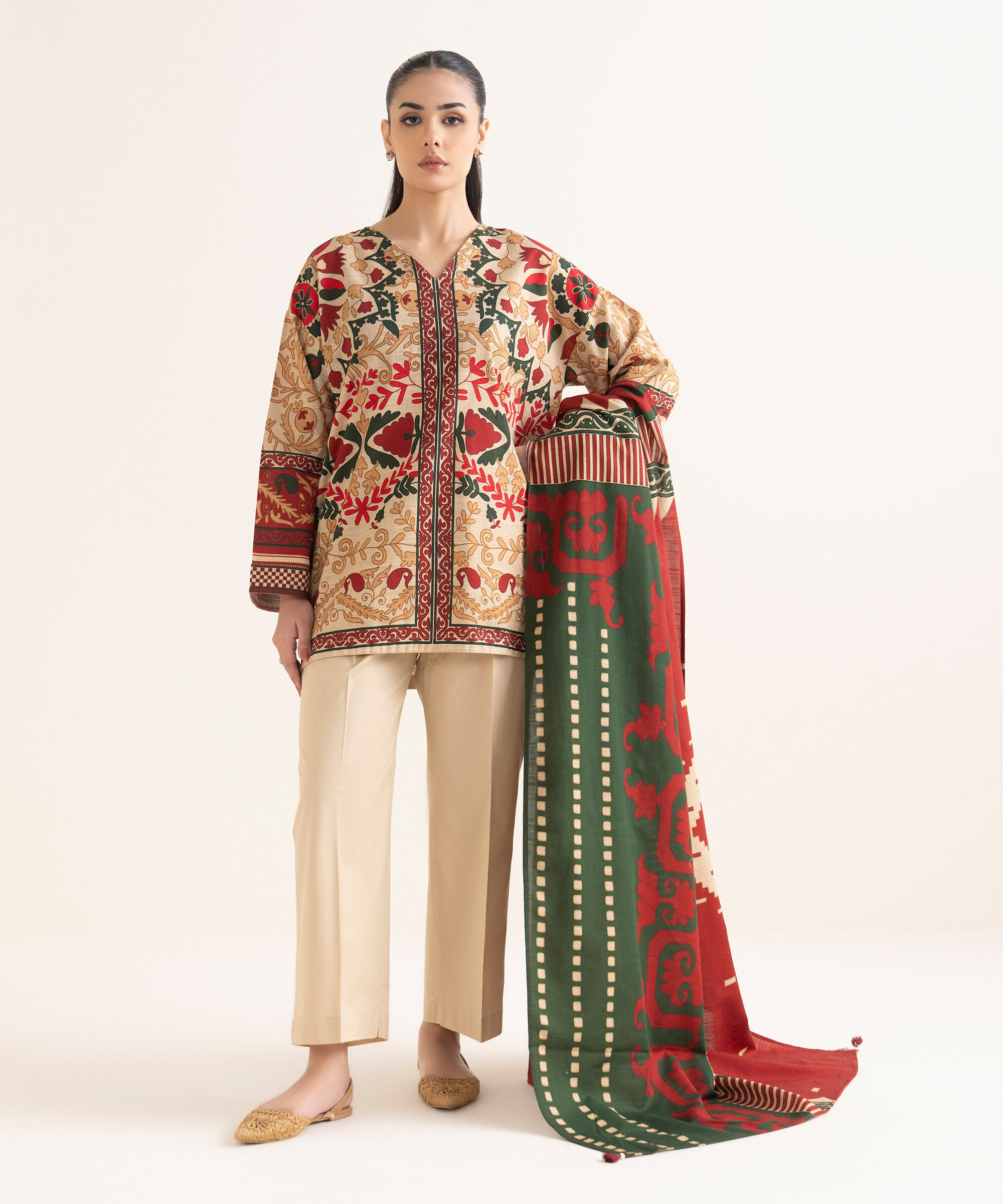 Printed Dupatta 3PDFW25V414D