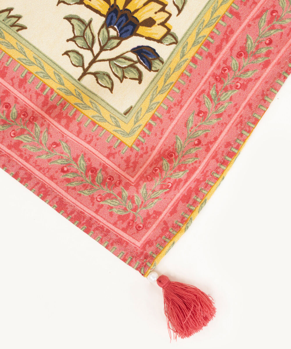 Viscose Linen Printed Multi Dupatta