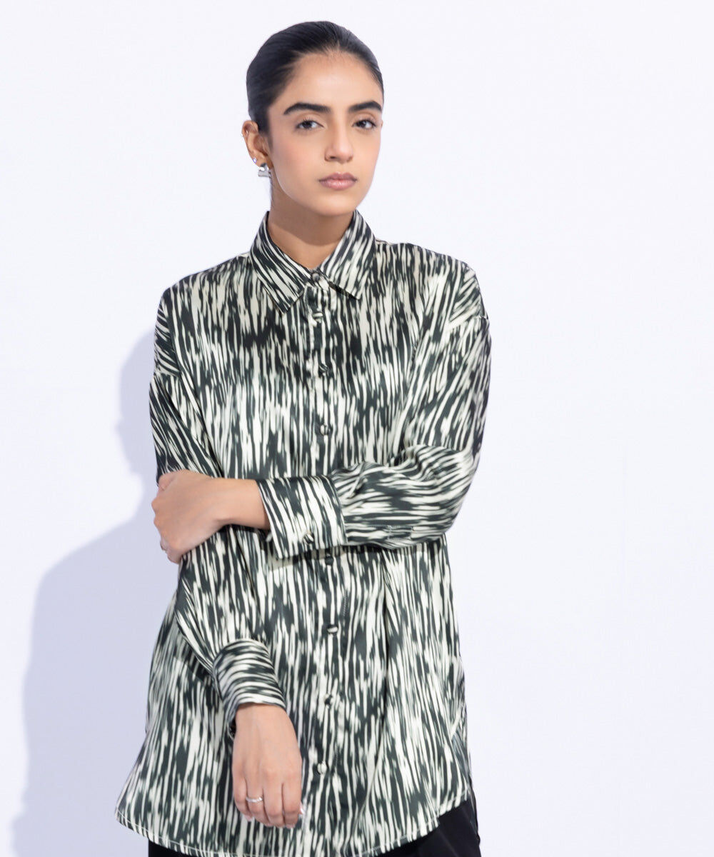 Woman - Multi Loose Fit Silky Shirt