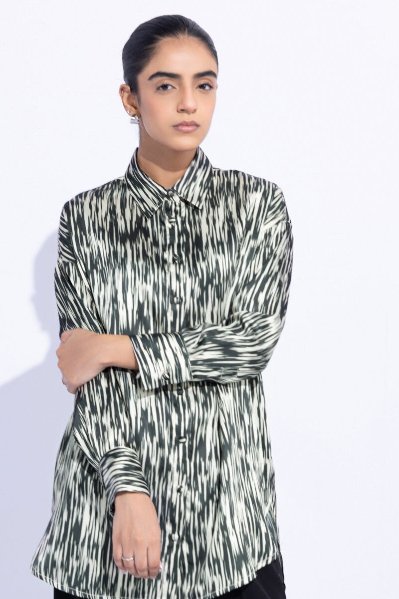 Loose Fit Silky Shirt