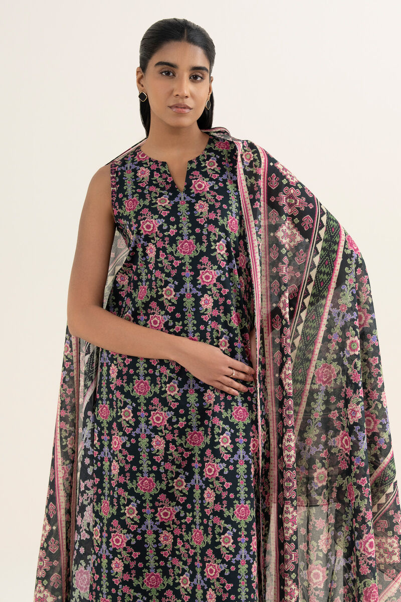 3 Piece - Printed Lawn Suit