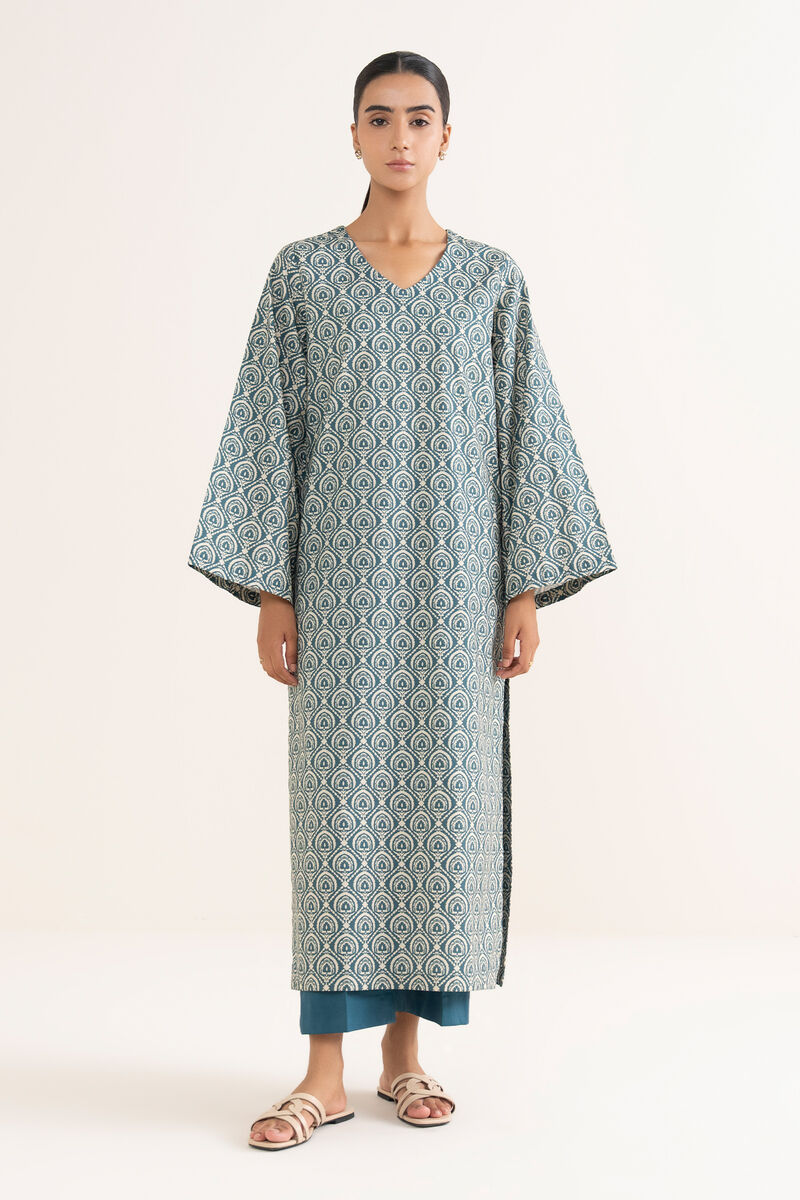 2 Piece - Printed Cotton Suit