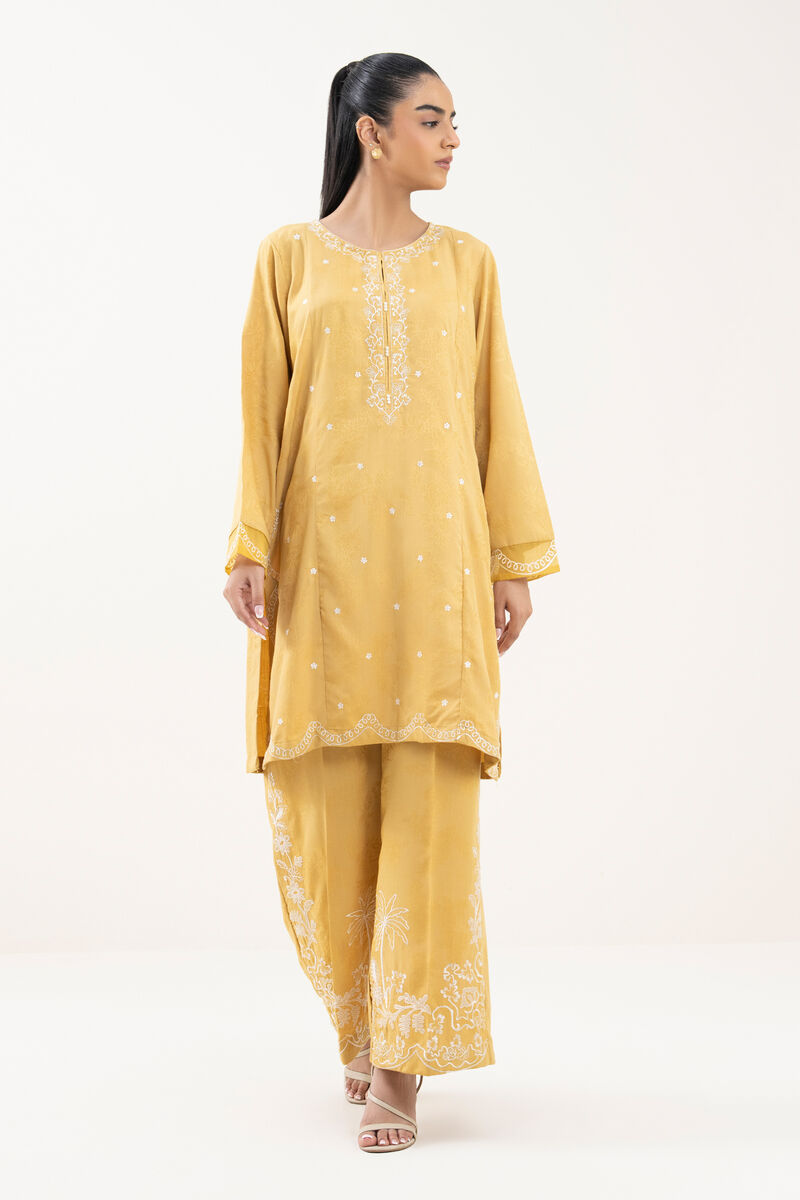 Embroidered Cotton Jacquard Shirt