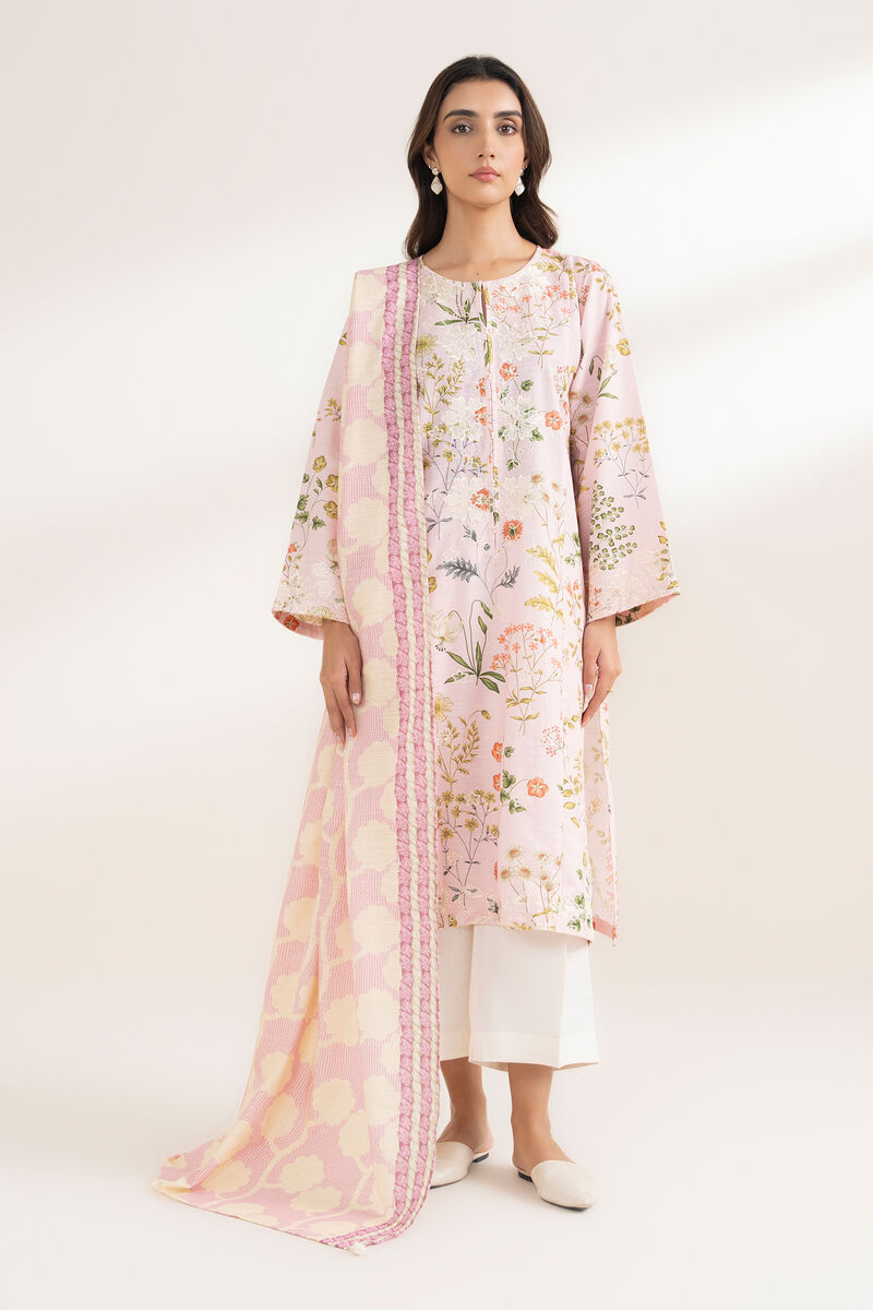 Printed Khaddar Dupatta