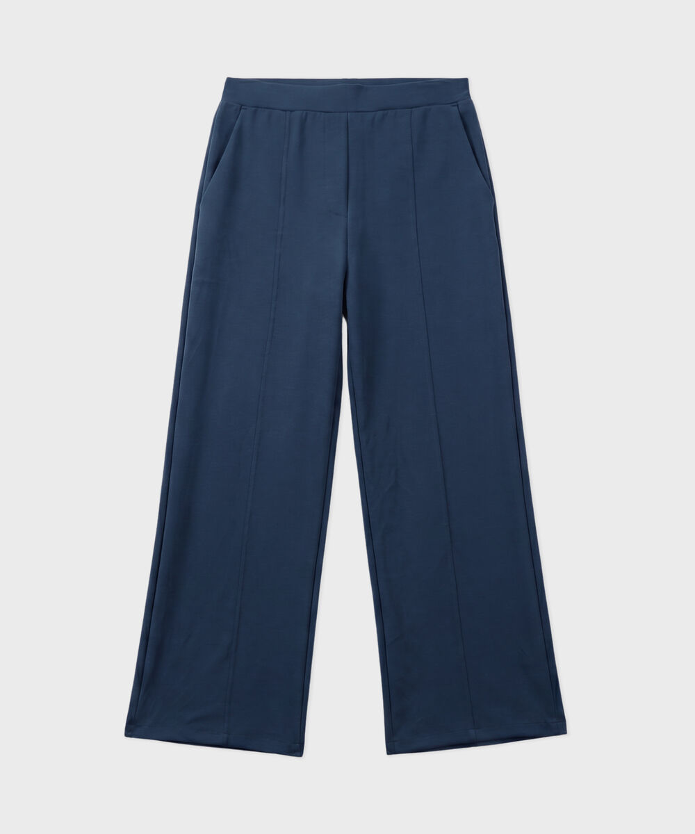 Women's Western Navy Blue Soft Lux Pull-On  Trousers
