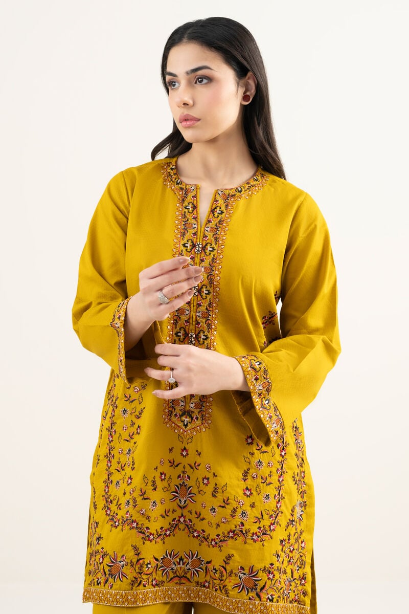 Embroidered Dobby Shirt