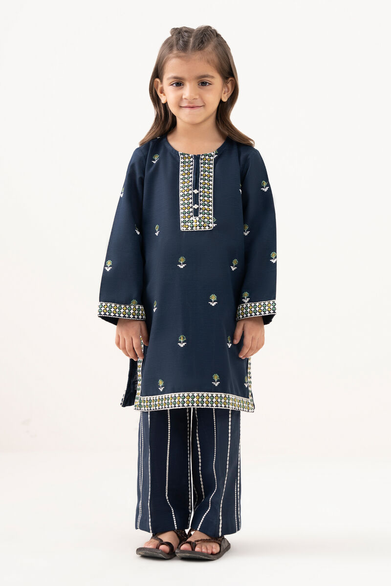 Embroidered Light Khaddar Suit