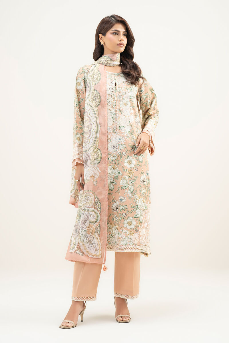 3 Piece - Embroidered Lawn Suit