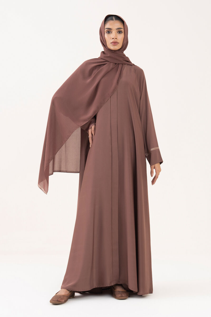 Abaya Set With Diamante Detail