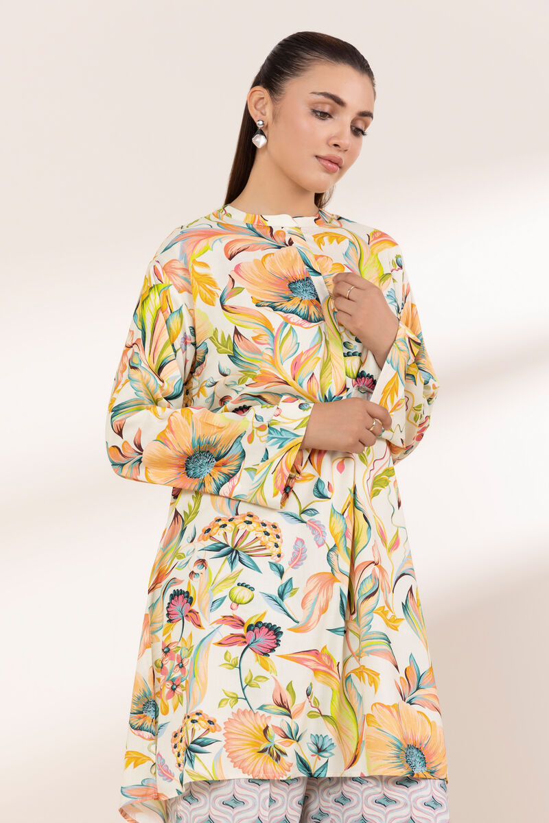 Printed Arabic Lawn Shirt