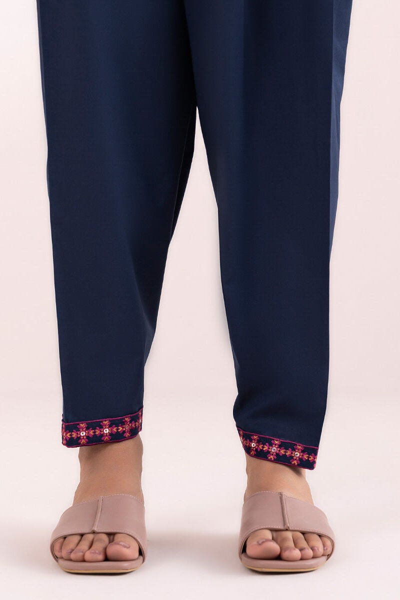 Embroidered Cambric Shalwar