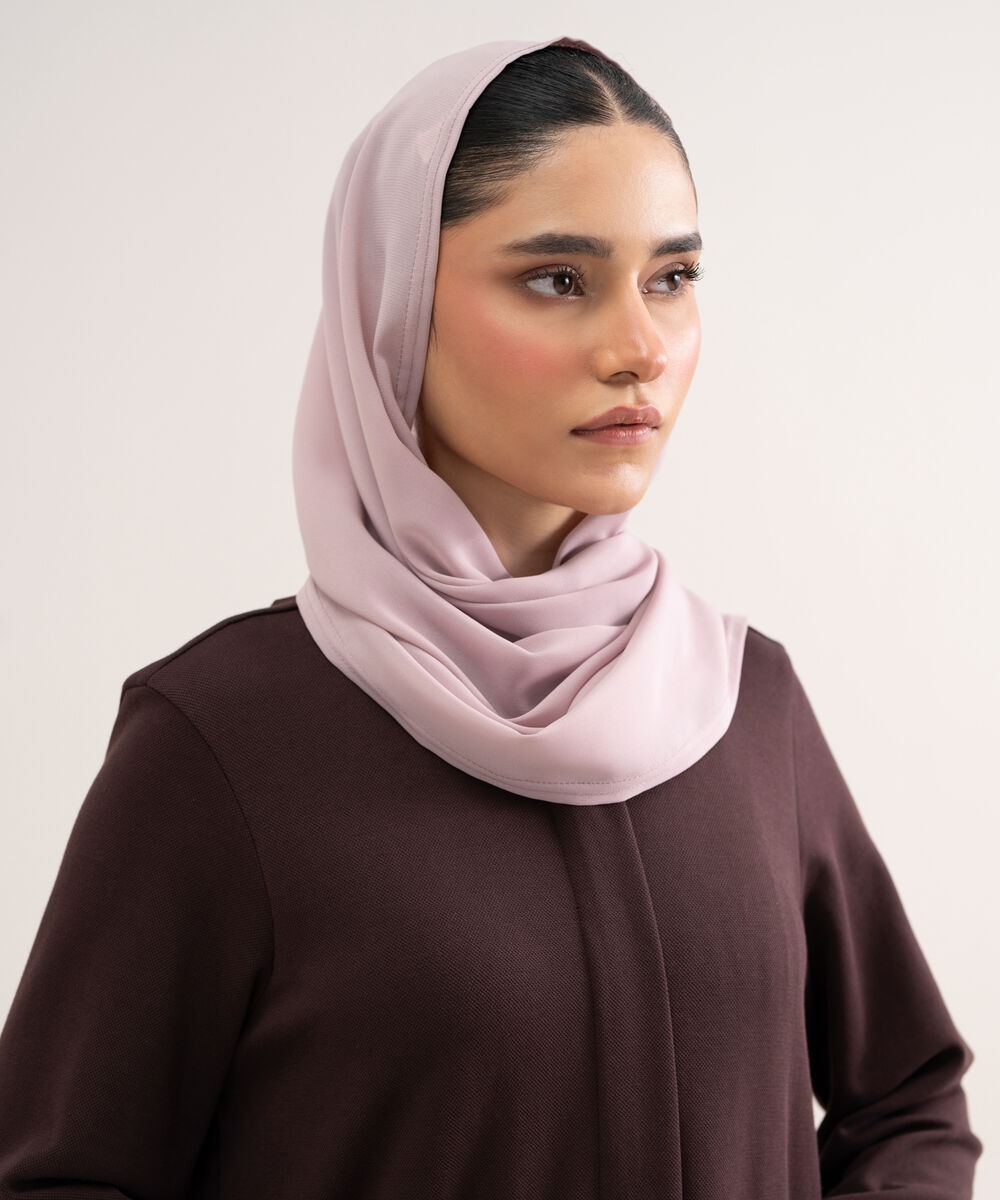 Women's Polyester Mauve/Magenta Hijab