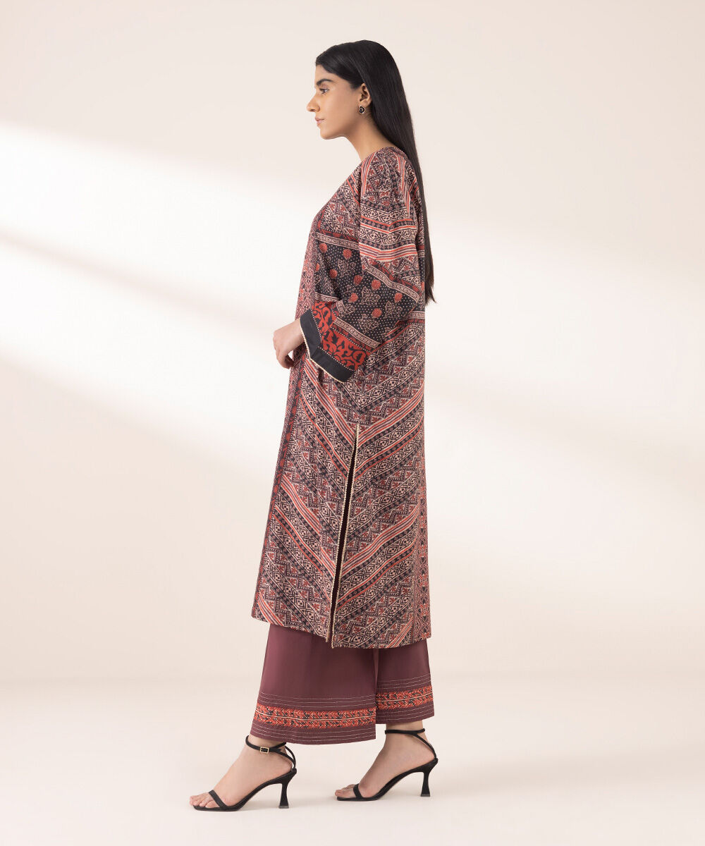 Women's RTW Lawn Multi Printed Boxy Shirt