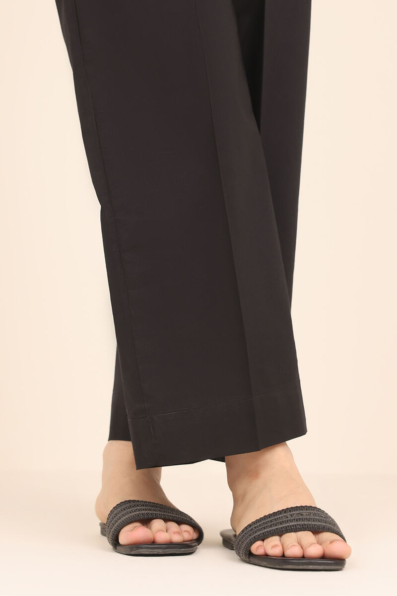 Solid Cambric Straight Pants