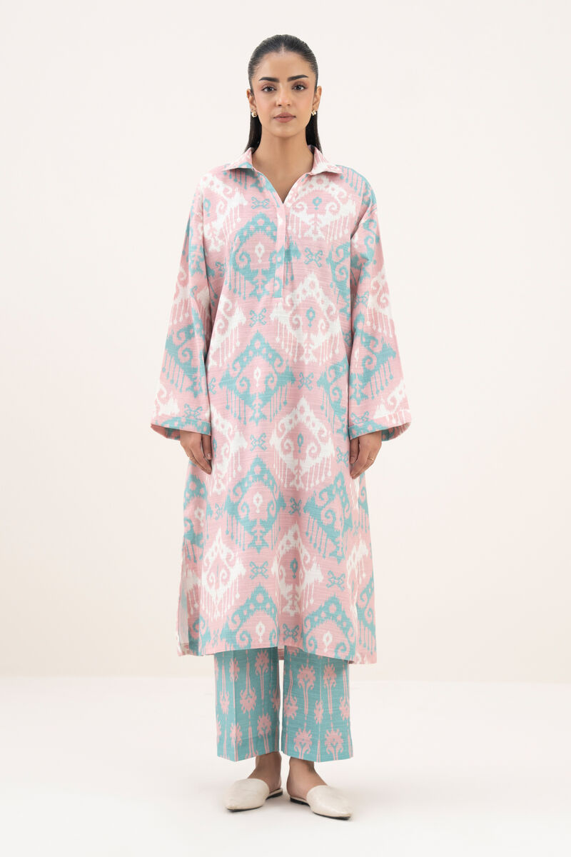 Printed Light Khaddar Shirt
