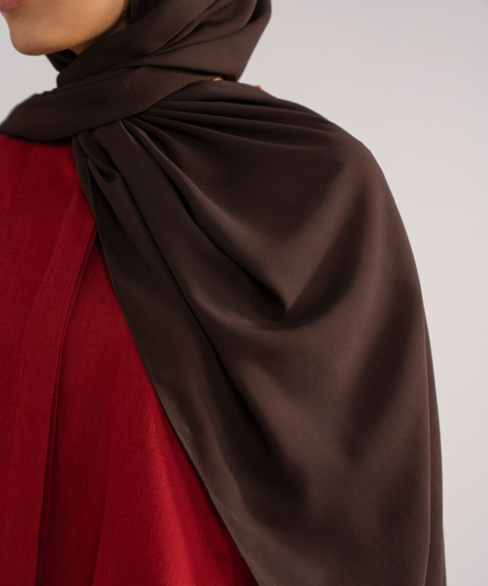 Women's Dark Brown Hijab
