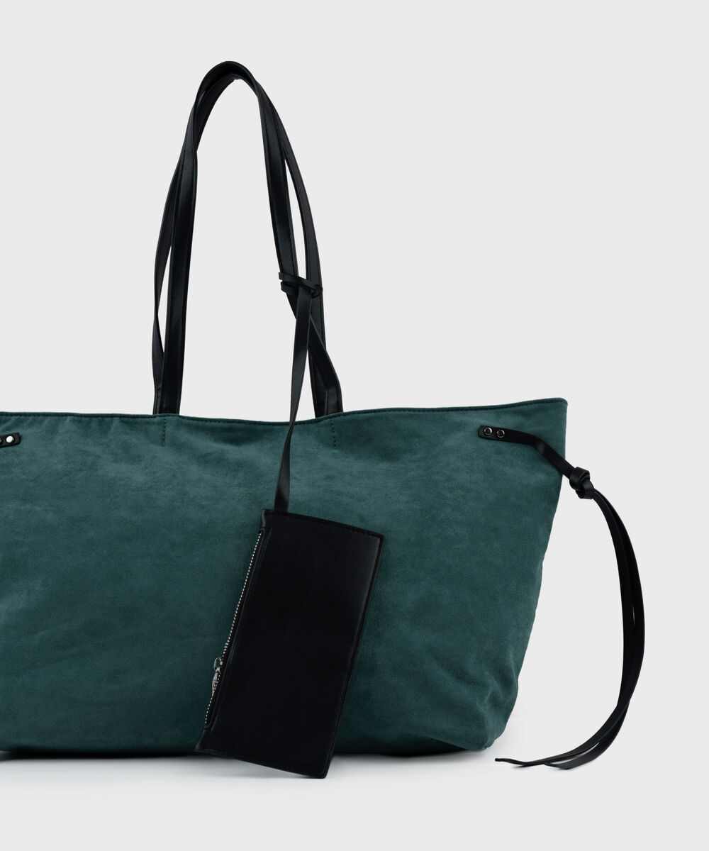 Women's Blue Shoulder Tote Bag
