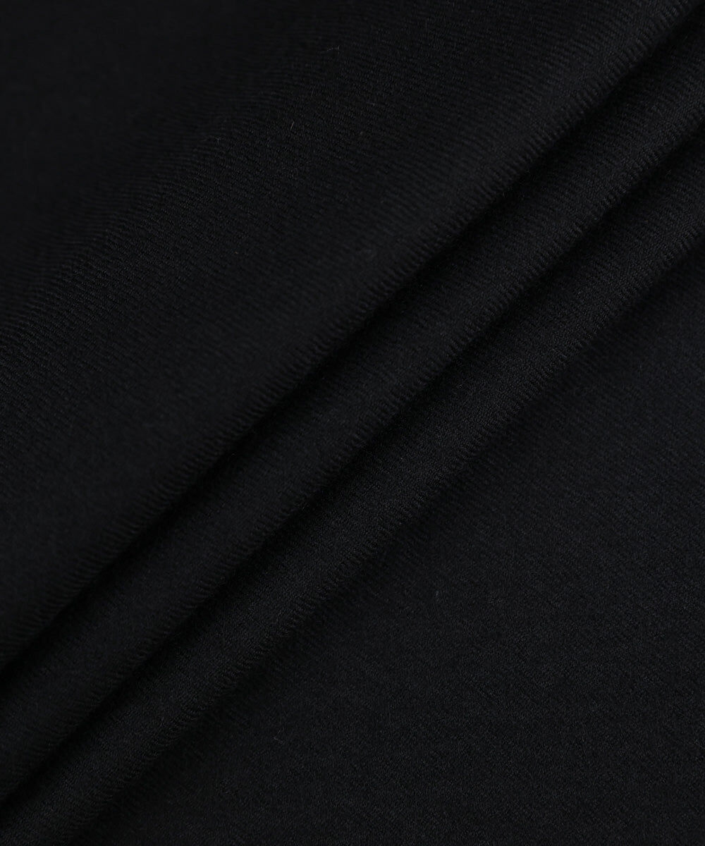 Men's Unstitched Black Luxury Wool Shawl Full Suit Fabric