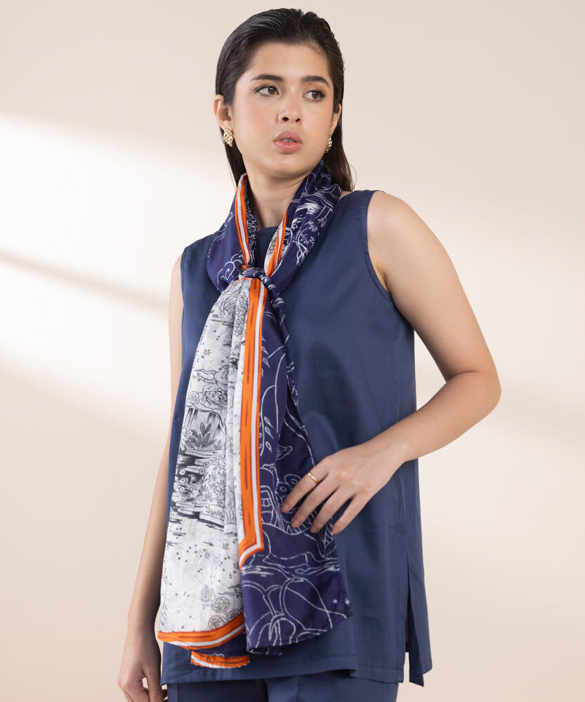 Grey Dupatta 0000STSAC249